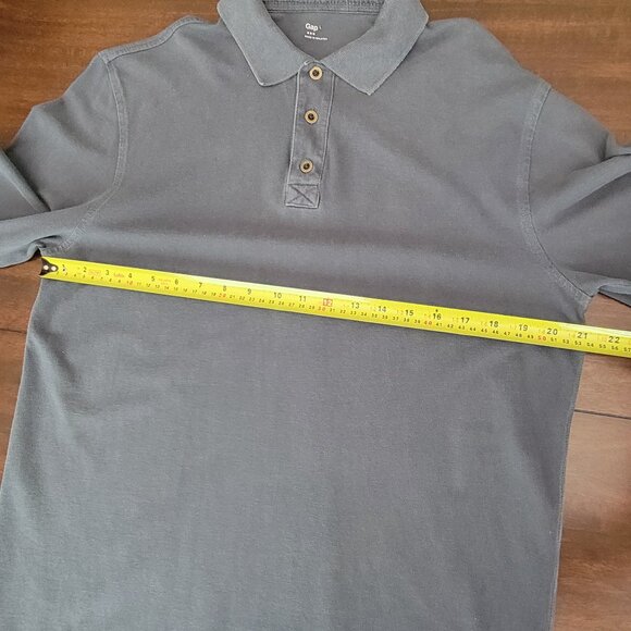 Gap Long Sleeve Polo Sz L - Picture 7 of 9
